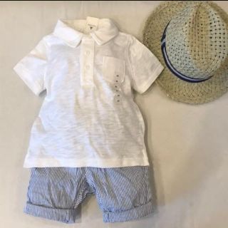 ベビーギャップ(babyGAP)の新品☆babyGAP ポロシャツ/H&Mファミリアzara組曲コムサ無印(シャツ/カットソー)