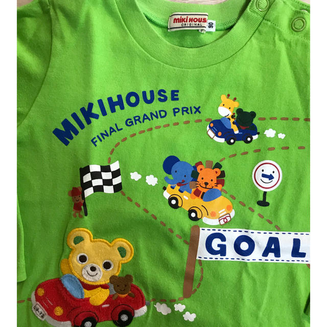 mikihouse(ミキハウス)のミキハウス ロンT Tシャツ　日本製　プッチーくん キッズ/ベビー/マタニティのベビー服(~85cm)(Ｔシャツ)の商品写真