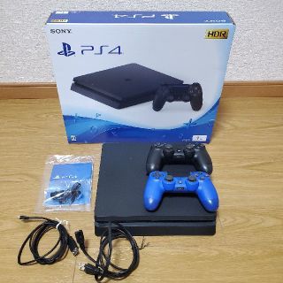 プレイステーション4(PlayStation4)のPlaystation4 ジェットブラック　1TB CUH-2100B　　本体(家庭用ゲーム機本体)