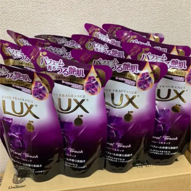 LUX(ラックス)のLUX  ボディソープ《フローラルタッチ》詰め替え12個セット コスメ/美容のボディケア(ボディソープ/石鹸)の商品写真