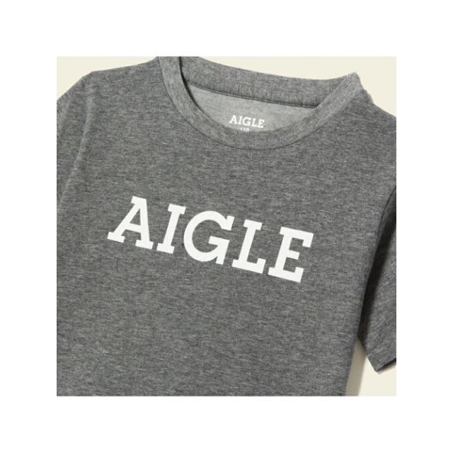 AIGLE(エーグル)の【AIGLE／エーグル】吸水速乾ロゴキッズTシャツ（新品／グレー／130） キッズ/ベビー/マタニティのキッズ服男の子用(90cm~)(Tシャツ/カットソー)の商品写真