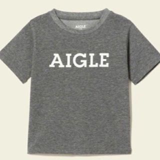 エーグル(AIGLE)の【AIGLE／エーグル】吸水速乾ロゴキッズTシャツ（新品／グレー／130）(Tシャツ/カットソー)