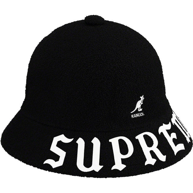 帽子Supreme Kangol Bermuda Casual Hat Black