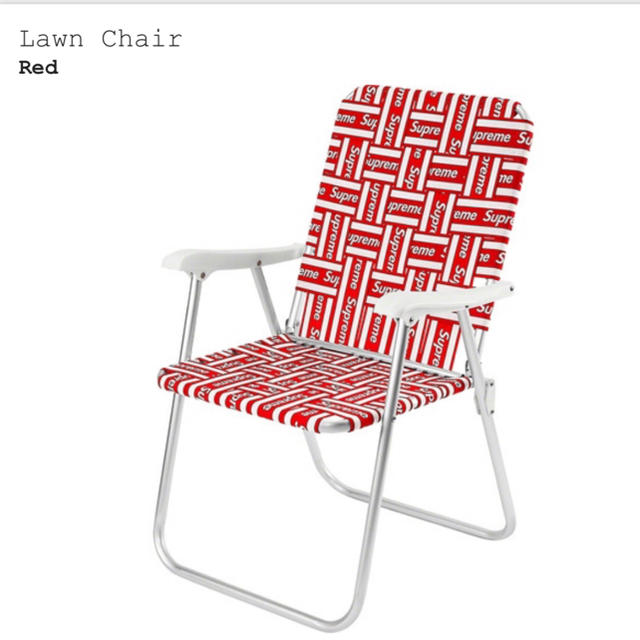 supreme Lawn chair 新品未使用