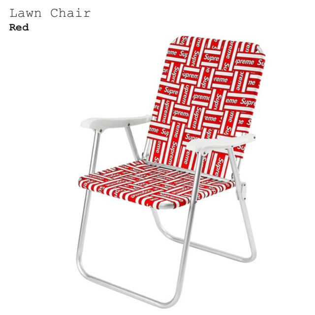 Supreme Lawn Chair red