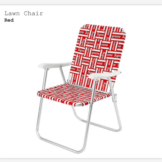 【在庫あり】 Supreme - supreme Lawn Chair 椅子　イス 折り畳みイス