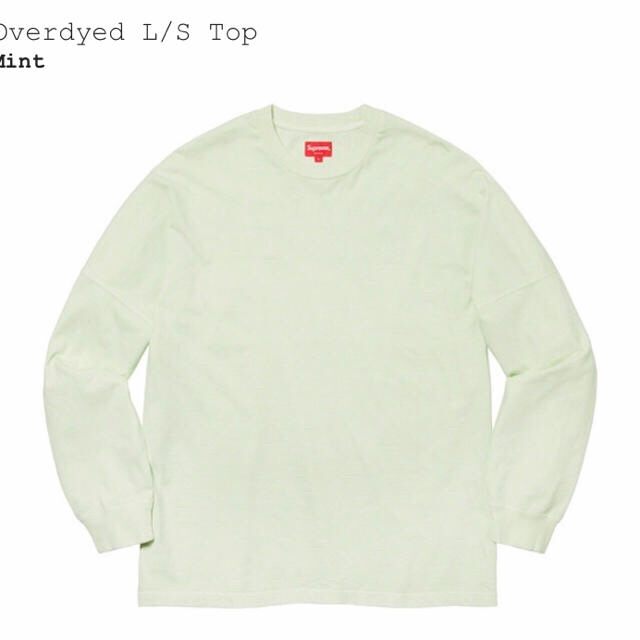 supreme   overdyed L/S SサイズTシャツ/カットソー(七分/長袖)