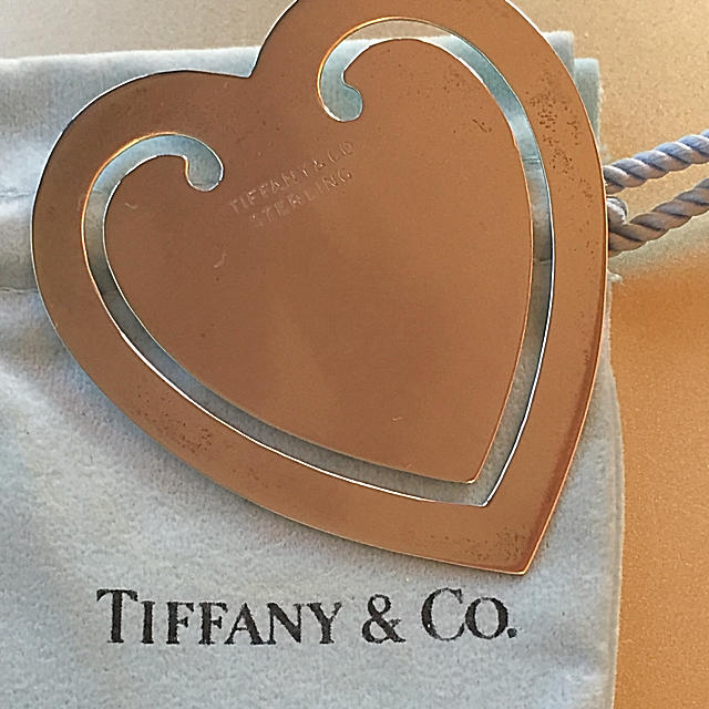 Tiffany & Co.(ティファニー)のティファニーハート型シルバーブックマーク マネークリップ メンズのファッション小物(マネークリップ)の商品写真