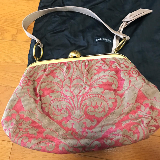 Dolce & Gabbana ドルガバ バッグ がま口 ピンク 【福袋セール