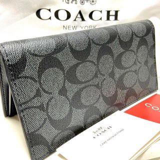 コーチ coach 財布 メンズ シグネチャー ポケット 長財布 f75013の通販