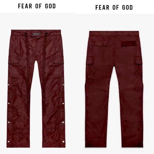 FEAR OF GOD - FEAR OF GOD - NYLON CARGO SNAP PANT / Mの通販 FEAR OF GOD - FEAR OF GOD - NYLON CARGO SNAP PANT / Mの通販