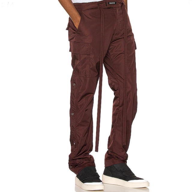 FEAR OF GOD - FEAR OF GOD - NYLON CARGO SNAP PANT / Mの通販 FEAR OF GOD - FEAR OF GOD - NYLON CARGO SNAP PANT / Mの通販