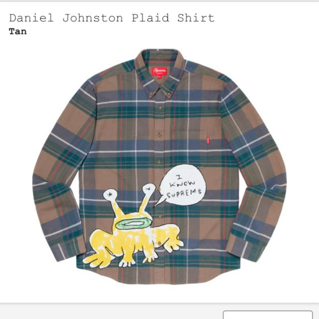 supreme Daniel Johnston Plaid Shirt S