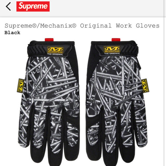 Supreme(シュプリーム)のSupreme®/Mechanix® Original Work Gloves メンズのファッション小物(手袋)の商品写真