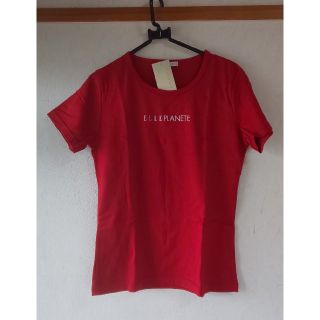 エル(ELLE)の【新品】ELLE 赤 Tシャツ(Tシャツ(半袖/袖なし))