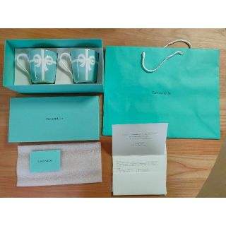 ティファニー(Tiffany & Co.)の新品未使用 ティファニー ブルーボックスマグ ペアセット(食器)