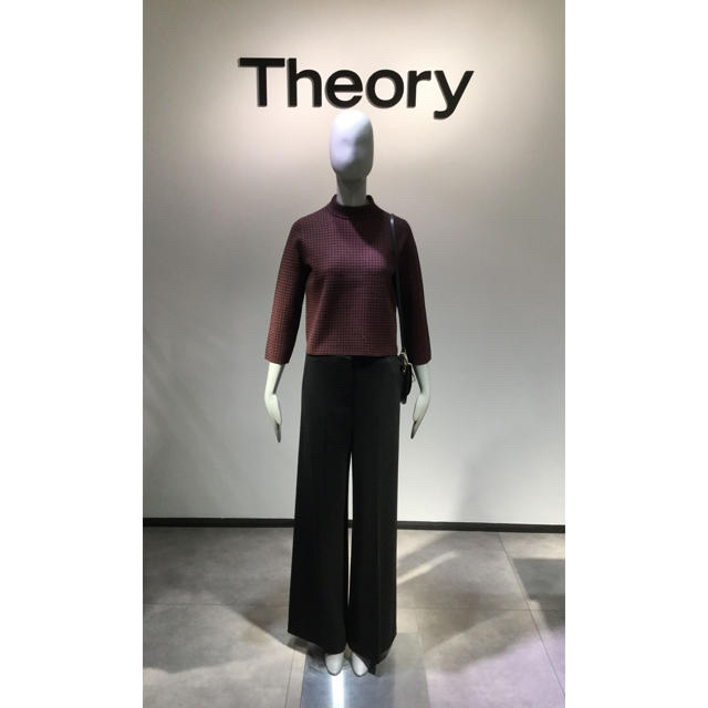 theory(セオリー)のTheory 千鳥格子柄カットソー レディースのトップス(カットソー(長袖/七分))の商品写真