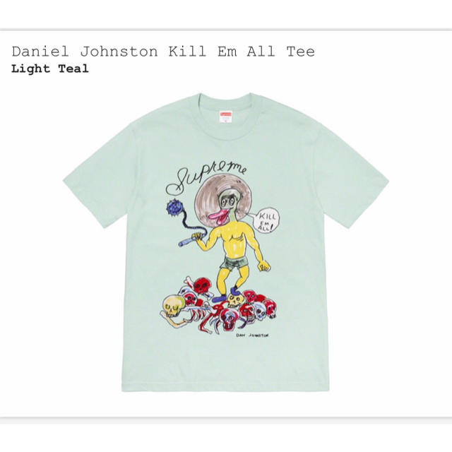 Supreme Daniel Johnston Kill Em All Tee