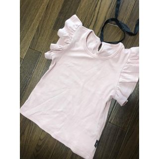 フリルトップス♡ ピンク Tシャツ(Tシャツ/カットソー)