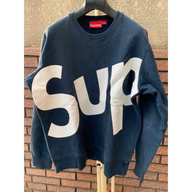 SUPREME  13AW ビックロゴ　クルーネックスウェット