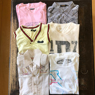 ディーゼル(DIESEL)のM ディーゼルTシャツ　タンクトップ　袖なしシャツ　6枚組　バラ売り可(Tシャツ/カットソー(半袖/袖なし))