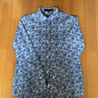 ニーム(NIMES)のリバティ　シャツ M 38 ニーム   アナトリエ　テチチ(シャツ/ブラウス(長袖/七分))