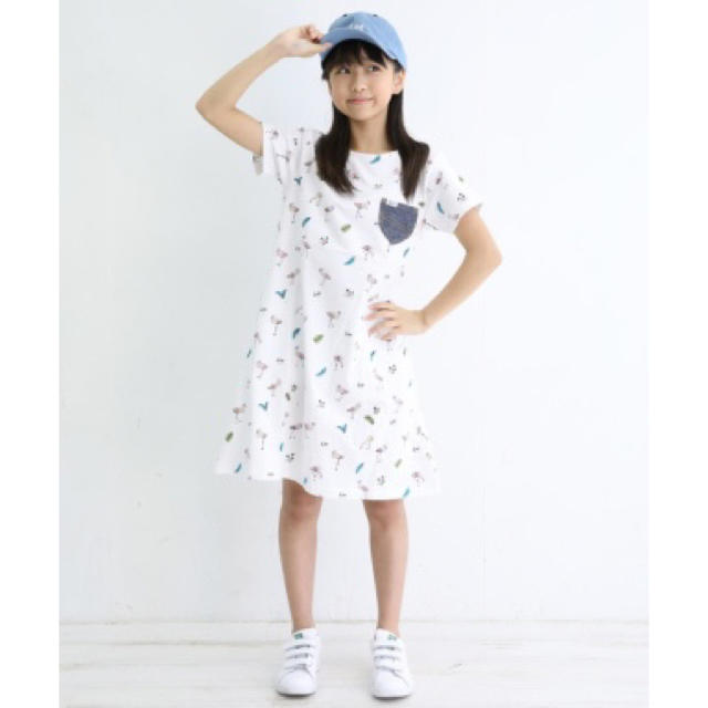 Lee(リー)の新品　lee ワンピ　130 キッズ/ベビー/マタニティのキッズ服女の子用(90cm~)(ワンピース)の商品写真