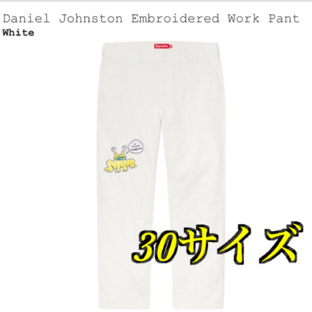 【確実正規品】Supreme Embroidered Work Pant 30
