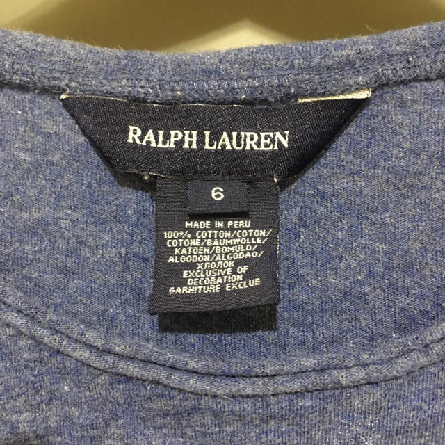 Ralph Lauren(ラルフローレン)のラルフローレン♡6♡プリントTシャツ♡ネイビー♡115♡120♡125♡女の子♡ キッズ/ベビー/マタニティのキッズ服女の子用(90cm~)(Tシャツ/カットソー)の商品写真