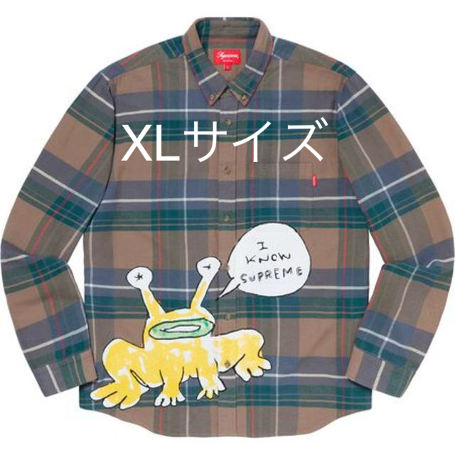 Supreme Printed Plaid Shirttan M - シャツ