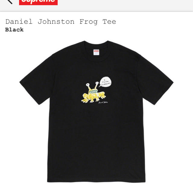 Daniel Johnston Frog Tee supremeTシャツ/カットソー(半袖/袖なし)