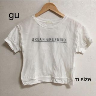 ジーユー(GU)のGU シフォン　レイヤード　tシャツ(Tシャツ(半袖/袖なし))