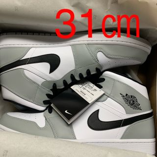 ナイキ(NIKE)のNIKE air jordan1 mid smoke grey 31cm(スニーカー)