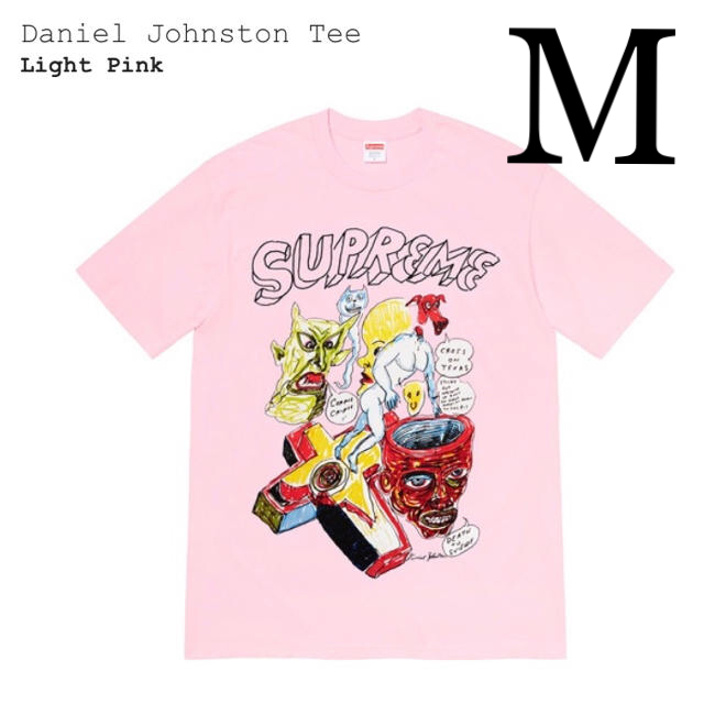 シュプリーム supreme Daniel Johnston Tee M ピンク