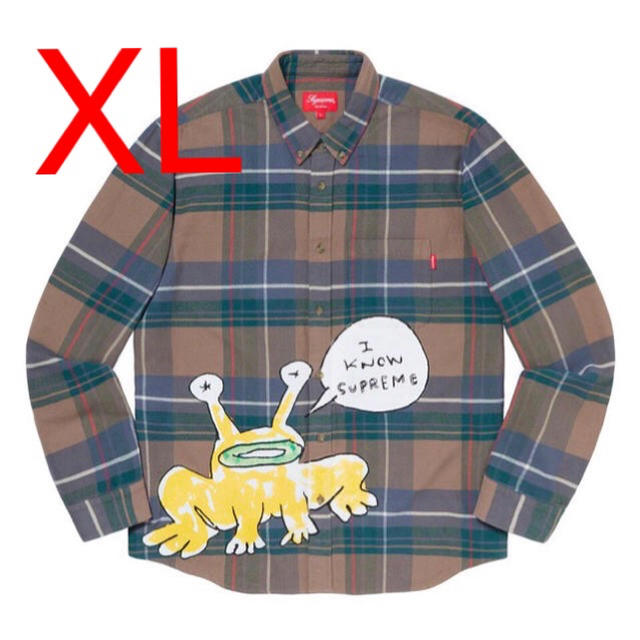 シャツSupreme/Daniel Johnston Plaid Shirt