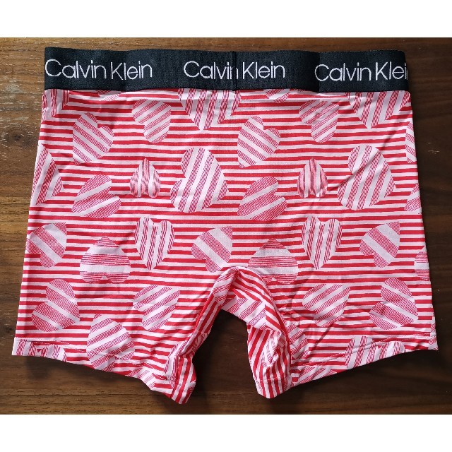 Calvin Klein(カルバンクライン)のカルバンクライン　新品　メンズ　ボクサーパンツ(レッドストライプS) メンズのアンダーウェア(ボクサーパンツ)の商品写真