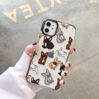 【新品未使用】dog clear case【iphone11/11pro】(iPhoneケース)