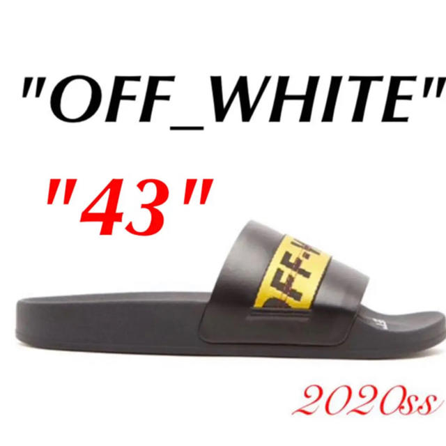 靴/シューズ2020SS off-white ベナッシ　サンダル　EU43