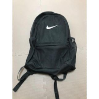 ナイキ(NIKE)の新品同様 ナイキメッシュbackpack ブラック(バッグパック/リュック)