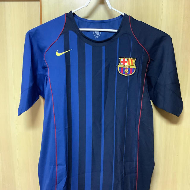 NIKE バルセロナFC 04 05シーズンレプリカ 大きめサイズ ゲームシャツ