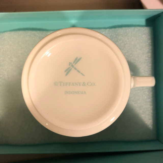 TIFFANYampCOTIFFANY&CO.  新品未使用　ブルーリボン　ペアマグカップ　箱にキズあり