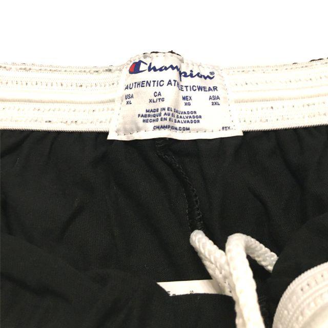 Champion(チャンピオン)のチャンピオン　ショートパンツ　ブラック size XL　新品 メンズのパンツ(ショートパンツ)の商品写真