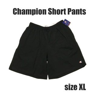 チャンピオン(Champion)のチャンピオン　ショートパンツ　ブラック size XL　新品(ショートパンツ)