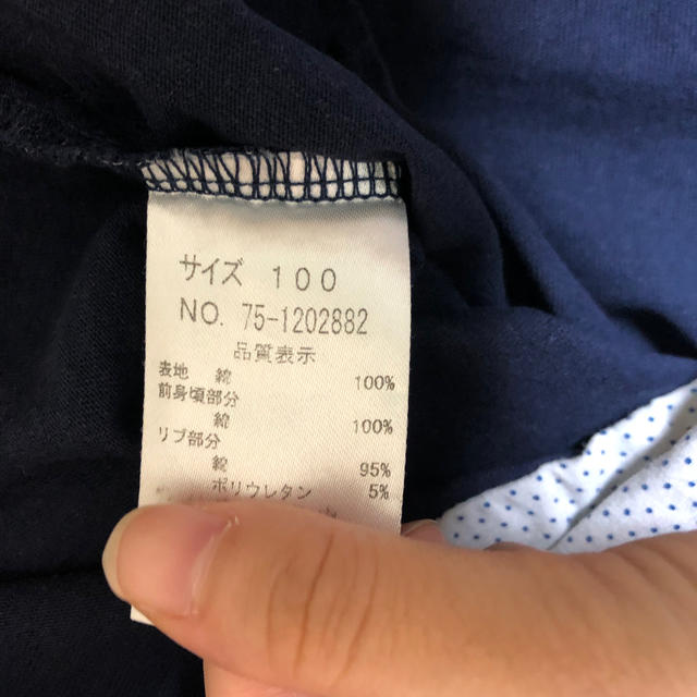 LAGOM(ラーゴム)の長袖シャツ 100cm キッズ/ベビー/マタニティのキッズ服男の子用(90cm~)(Tシャツ/カットソー)の商品写真