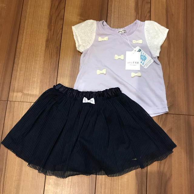 anyFAM(エニィファム)のany fam 女の子服セット　サイズ90 キッズ/ベビー/マタニティのキッズ服女の子用(90cm~)(Tシャツ/カットソー)の商品写真