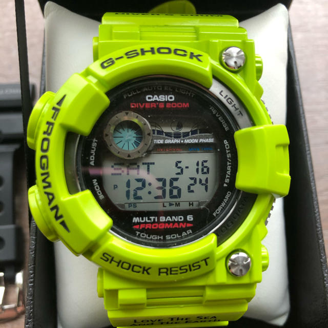 自動受信G-SHOCK　フロッグマン　GWF-1000-1JF　　雨蛙カスタム