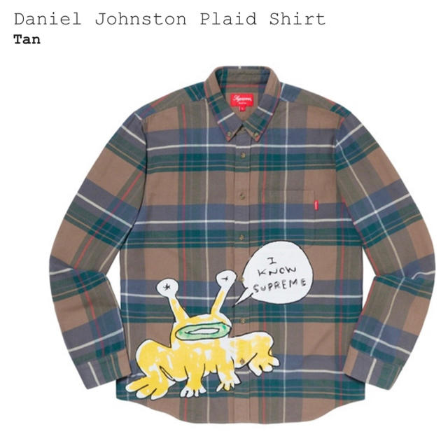 SS20 Supreme Daniel Johnston Plaid Shirt