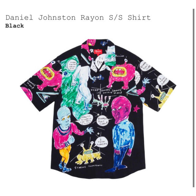 Supreme Daniel Johnston Rayon shirt L