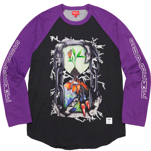 定価以下 XL supreme hourglass raglan L/S top