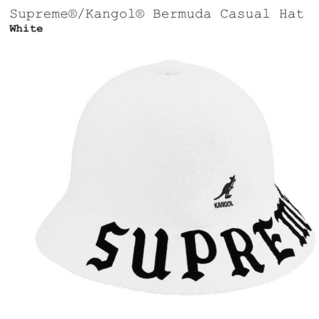 Supreme Kangol Bermuda Casual Hat M 白